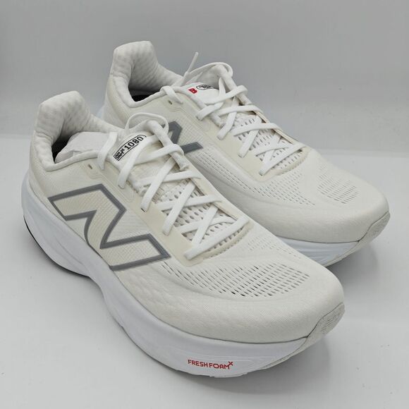 New Balance Fresh Foam X 1080v14 White Silver Metallic Running Shoes Size 11.5